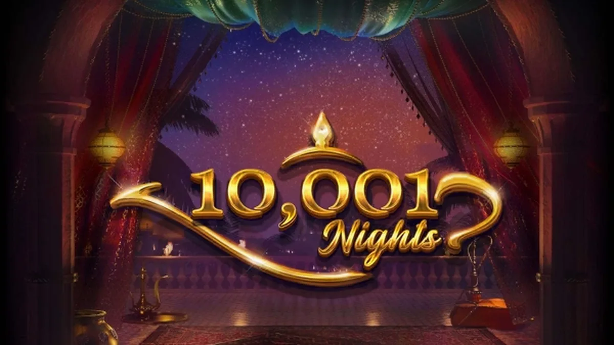 10,001 Nights سلاٹ گیم کا مرکزی انٹرفیس